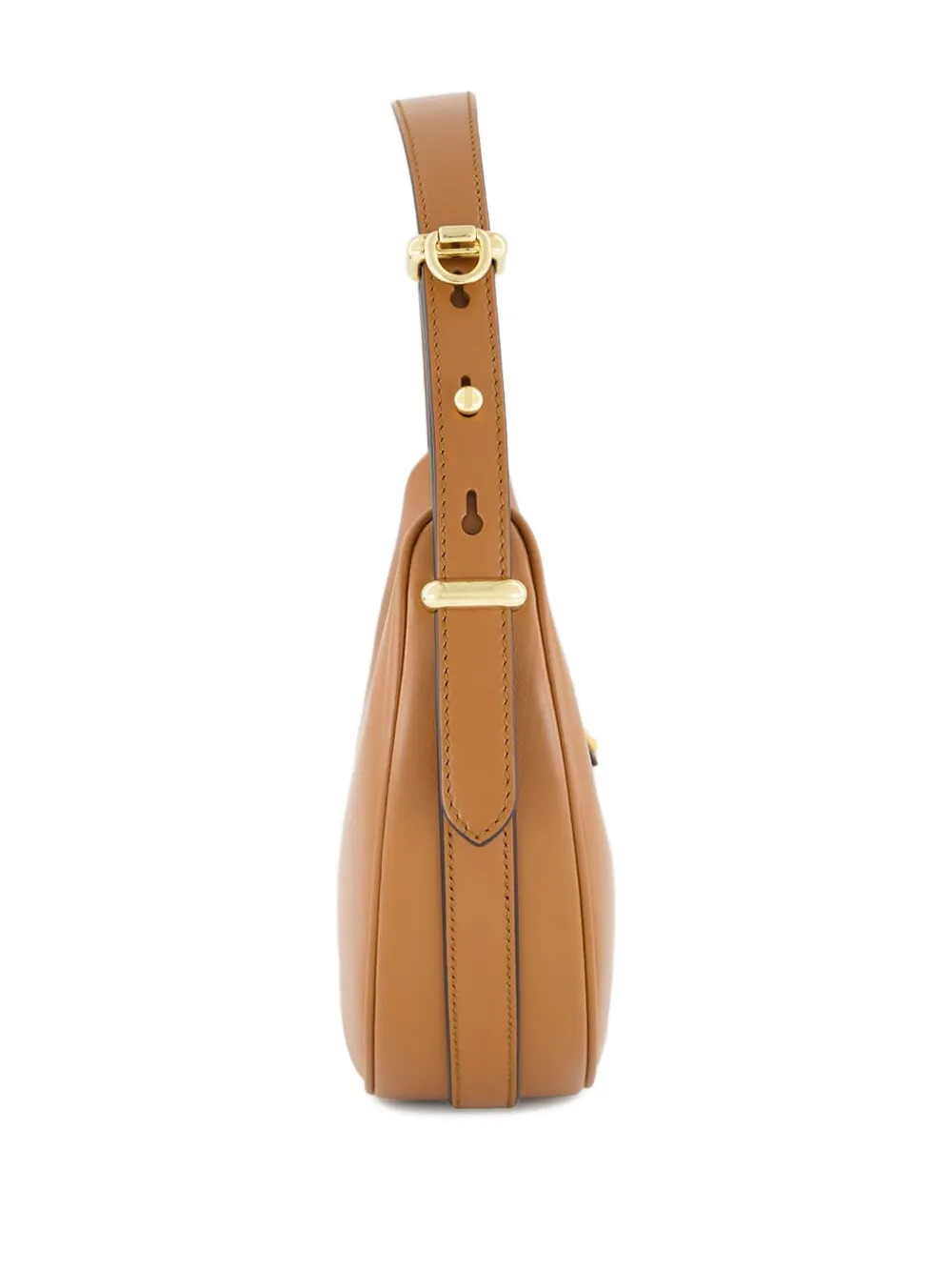 Prada Arqué Crescent shopper Bruin