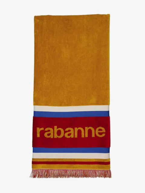 Rabanne striped beach towel