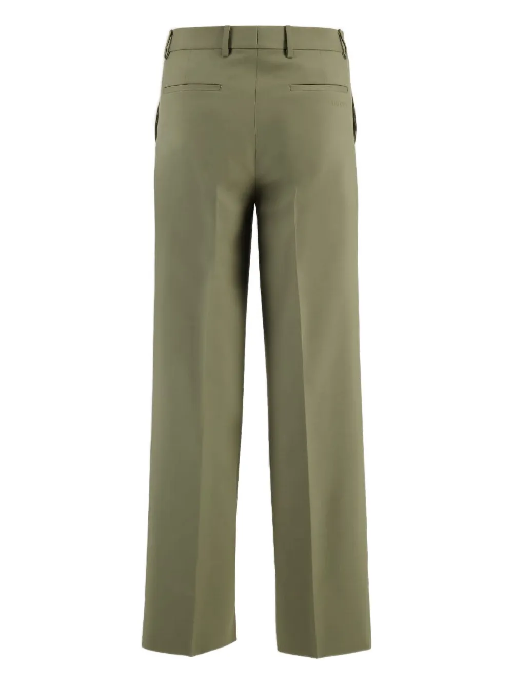Gucci Gabardine wollen broek - Groen