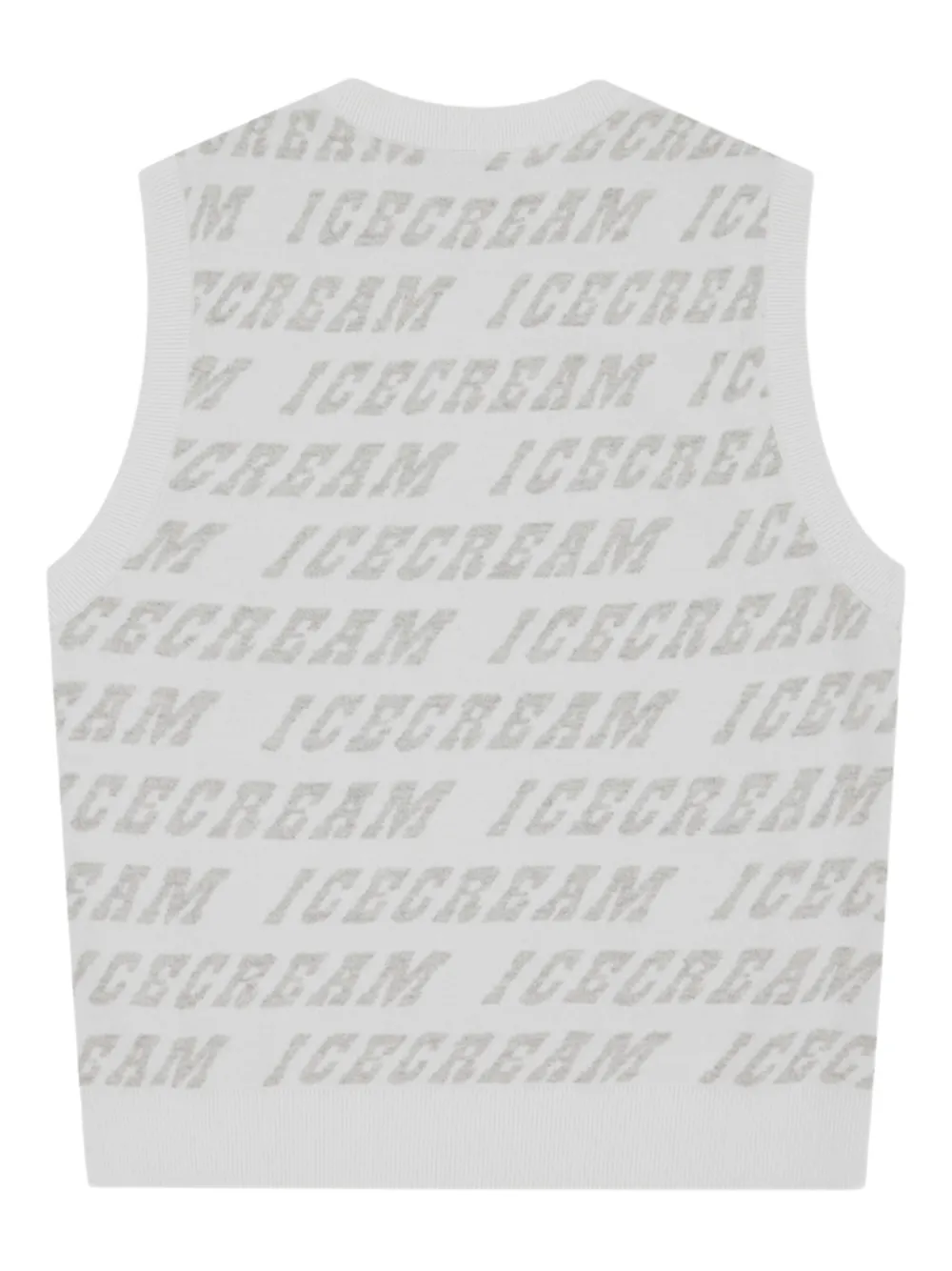 ICECREAM logo-pattern knitted vest | Vests & Tanks | Image 2