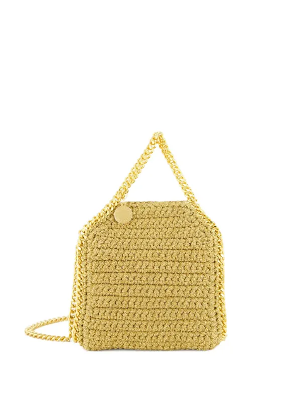 STELLA McCARTNEY ステラ マッカートニー Falabella フッァラベラ ミニ キルティングチェーンショルダーバッグ  イエロー Stella McCartney（ステラ・マッカートニー） ステラ マッカートニー