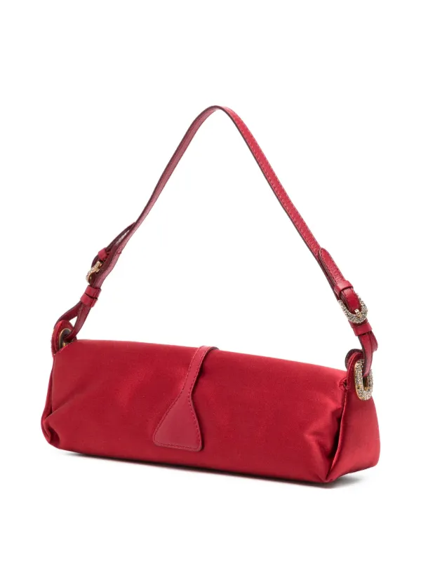 Jimmy Choo Pre-Owned ロゴプレート ショルダーバッグ | レッド
