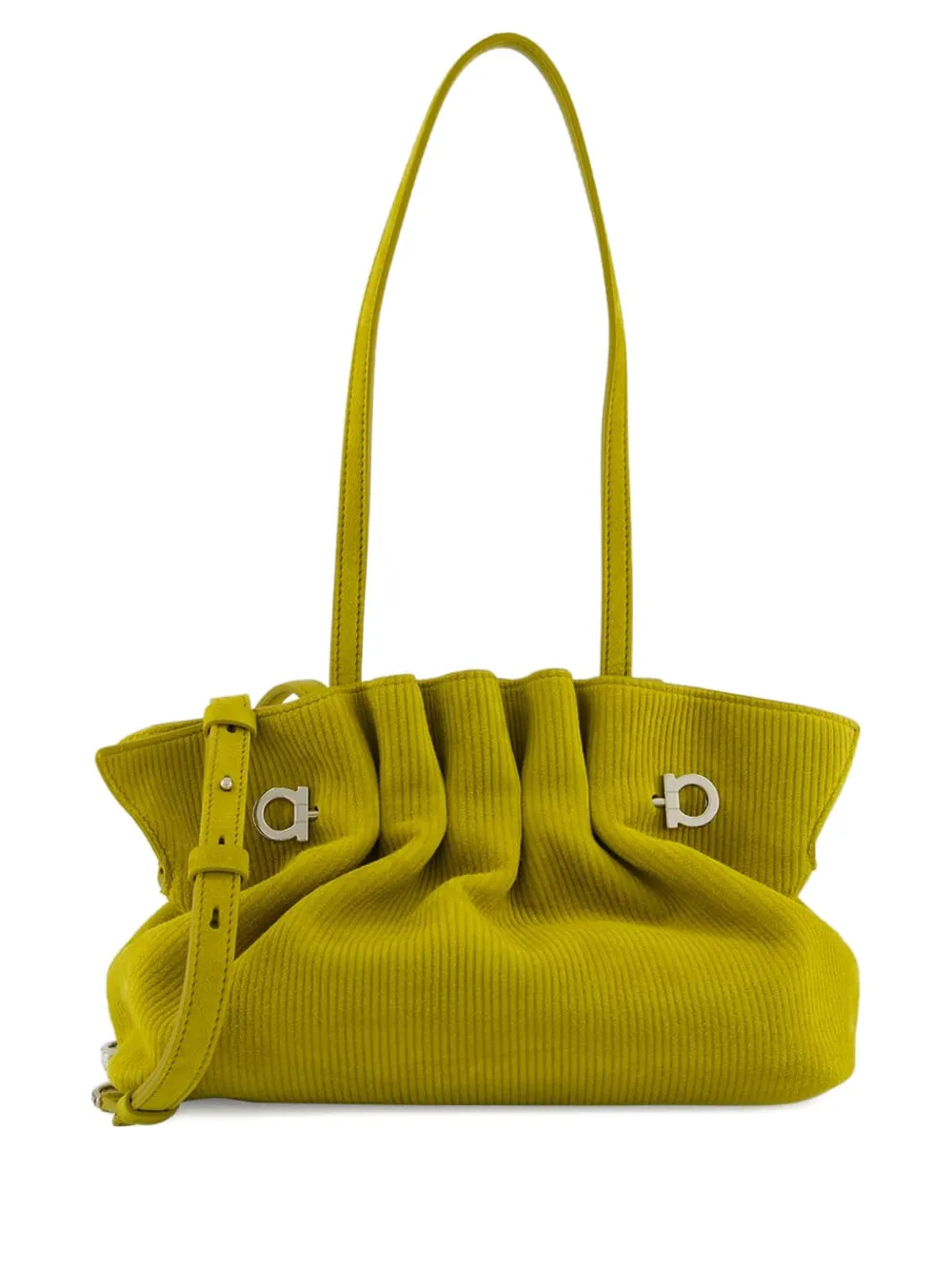 Soft suede shoulder bag