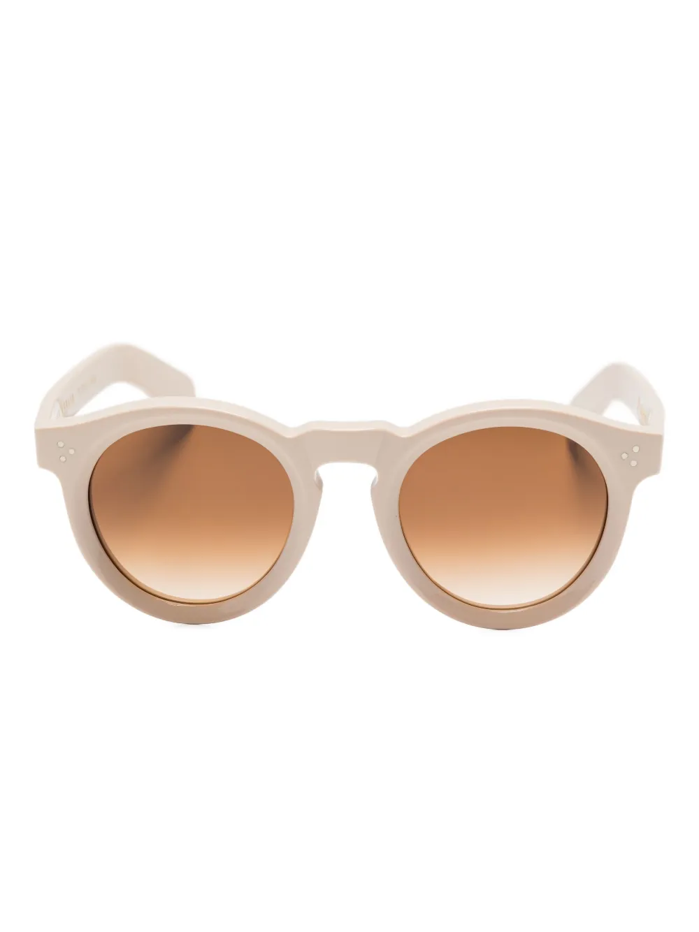 Family Affair Elton round-frame sunglasses Beige