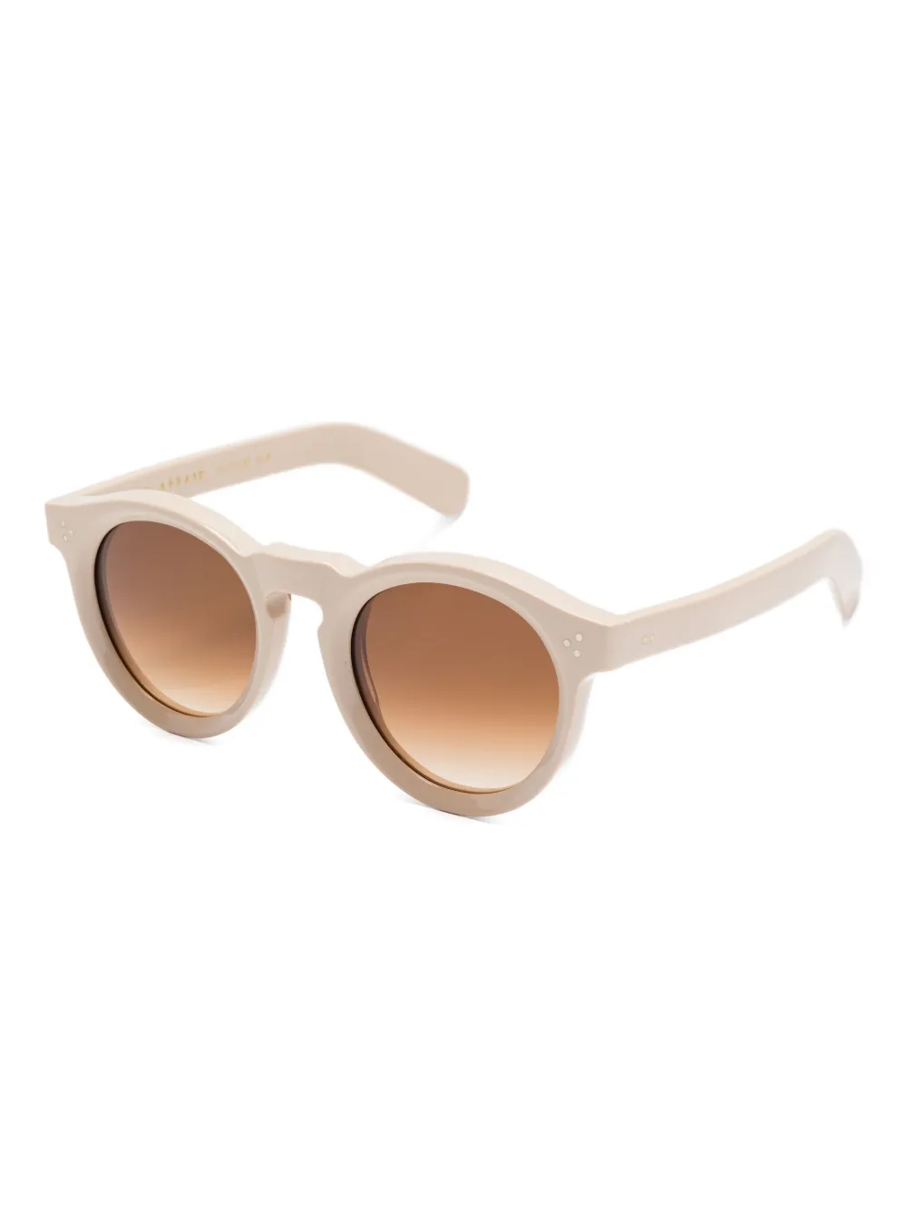 Family Affair Elton round-frame sunglasses Beige