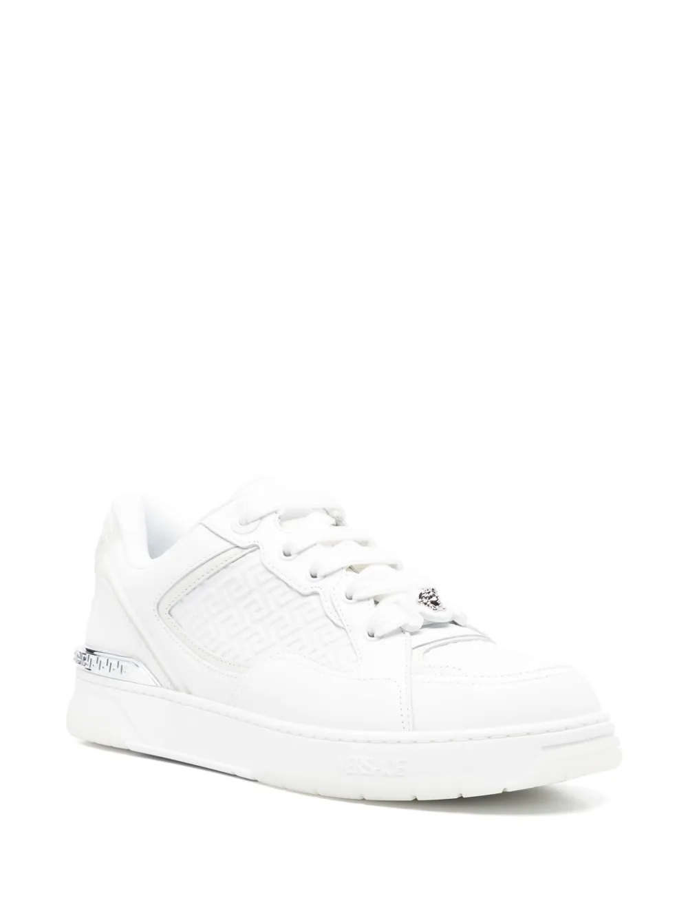 Versace logo-embossedsneakers White
