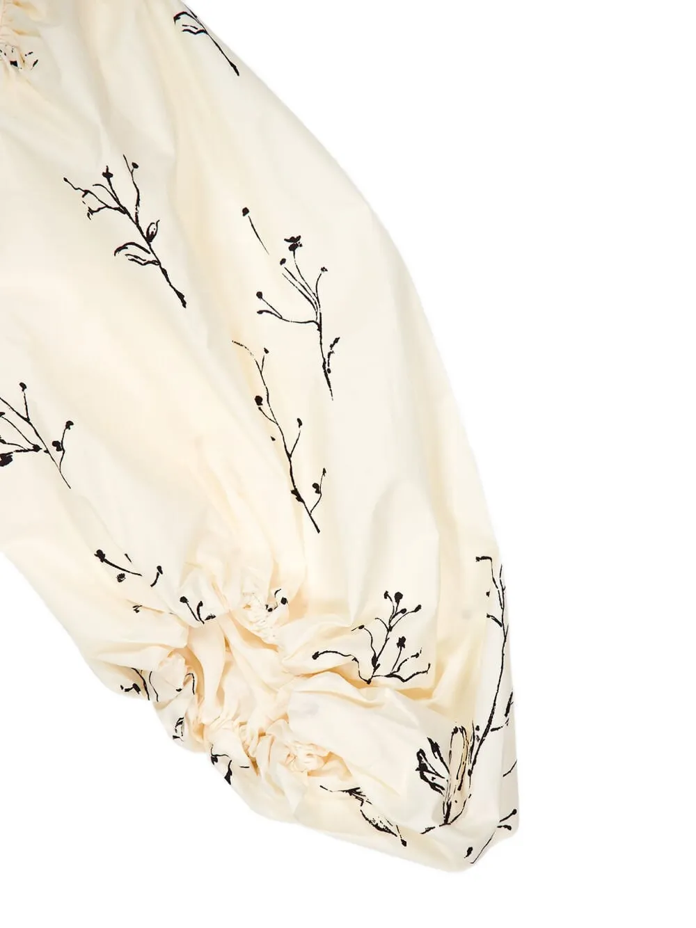 Altuzarra floral-print puff-sleeve midi dress Wit