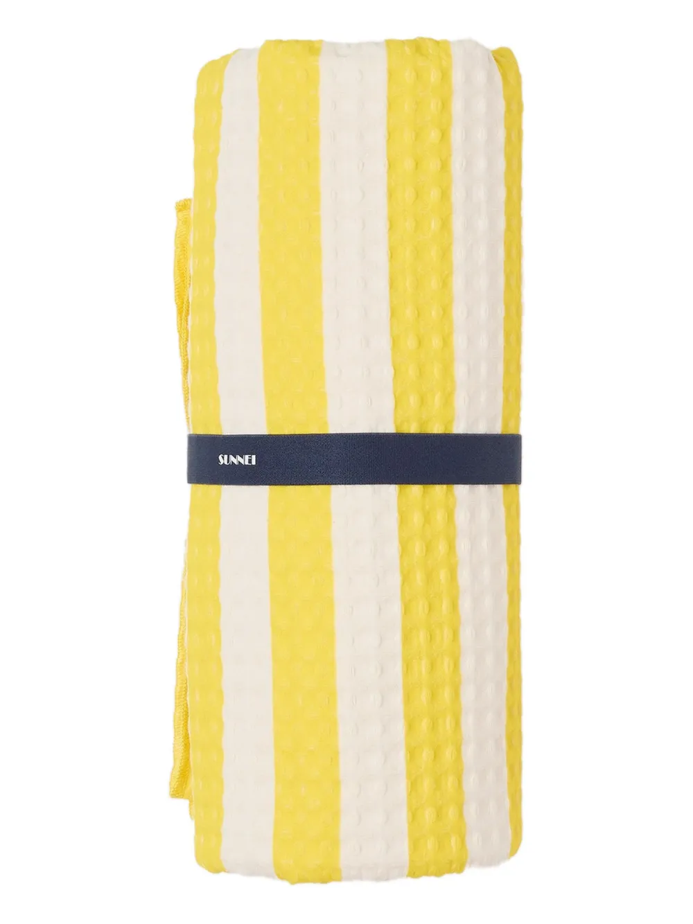 Sunnei striped waffle-weave towel | White | Image 1