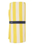 Sunnei striped waffle-weave towel - White