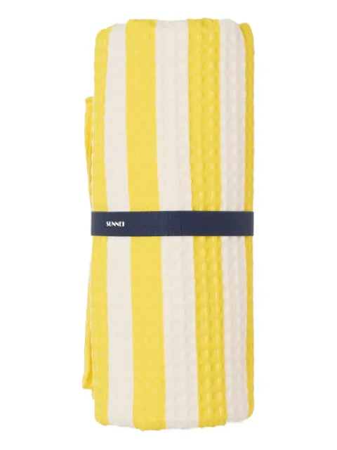 Sunnei striped waffle-weave towel