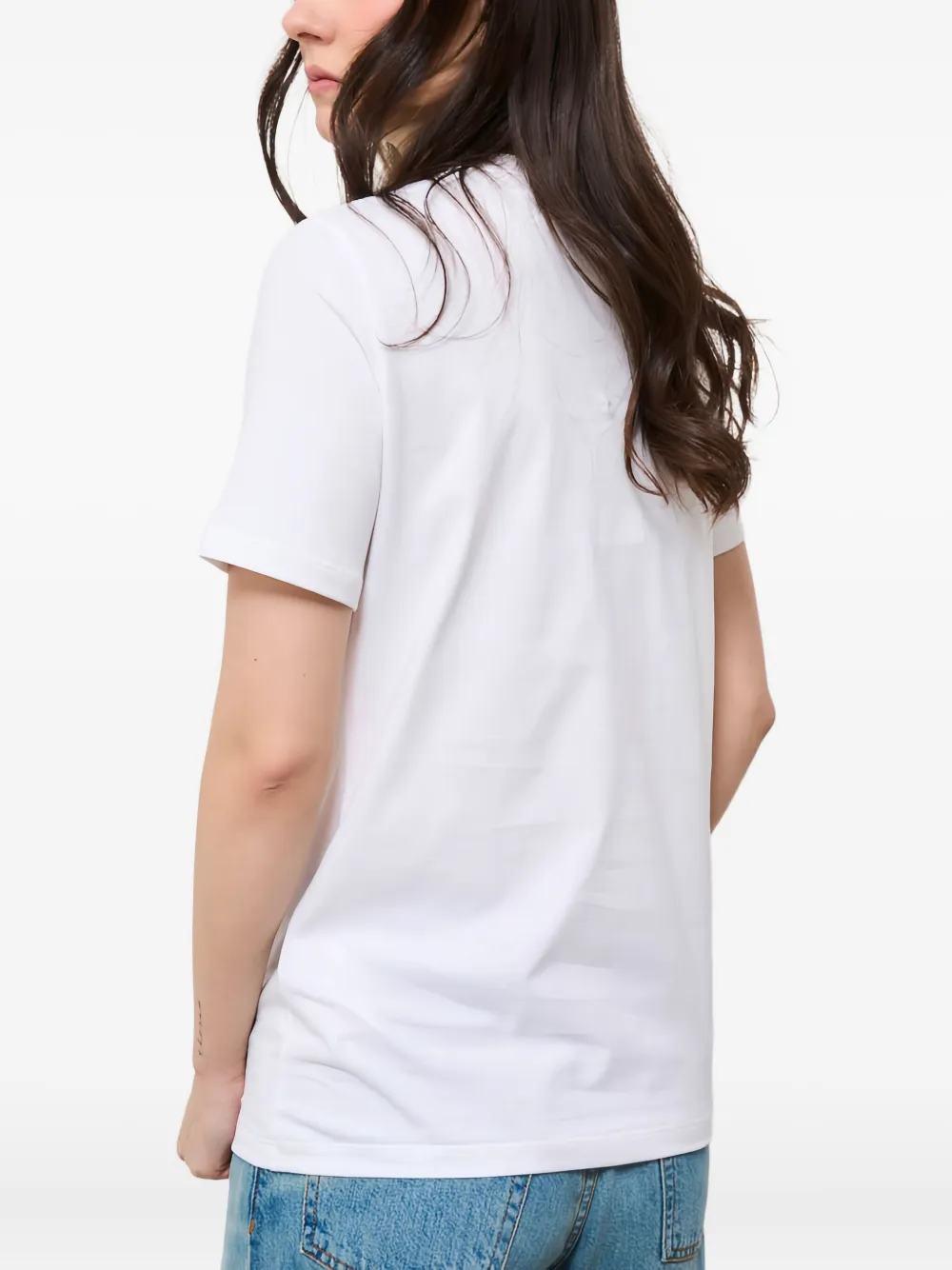 Elisabetta Franchi T-shirt met logoprint Wit