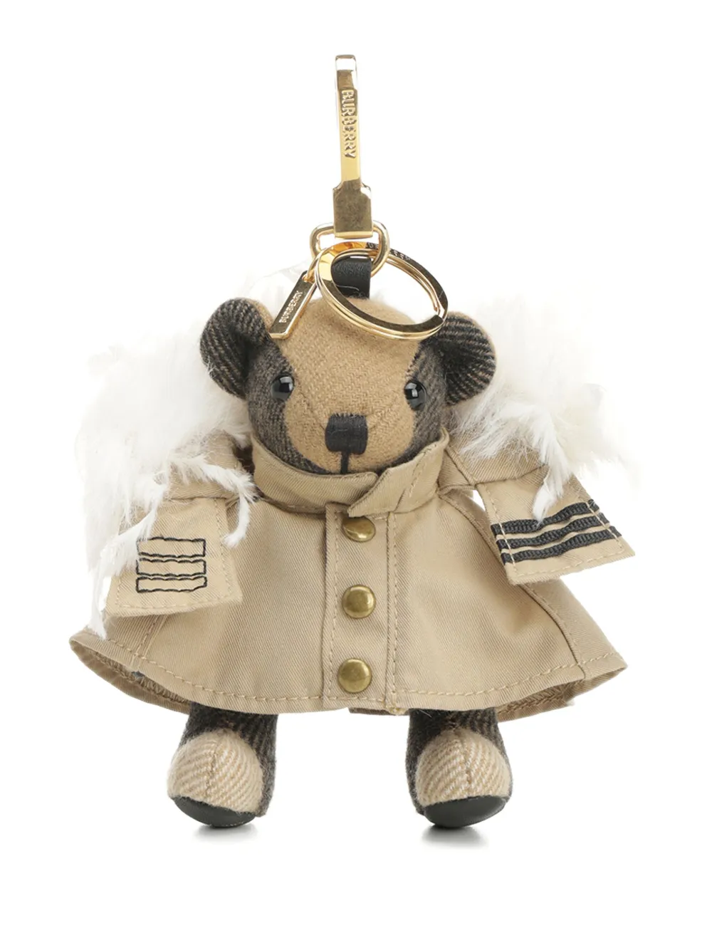 Burberry plush teddy bear keychain | Neutrals | Image 1