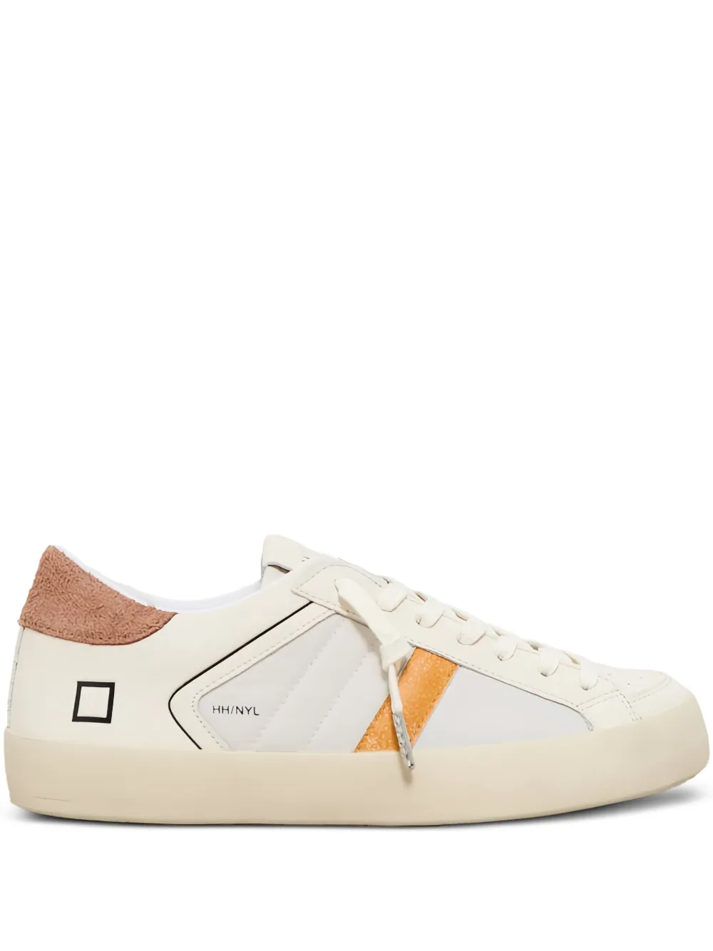 D.A.T.E. panelled stripe low-top sneakers Neutrals