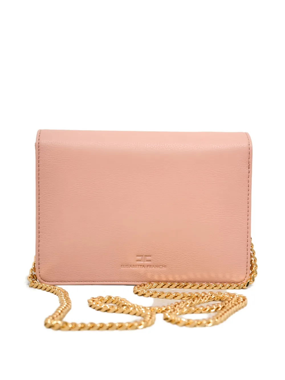 Elisabetta Franchi logo-fastening cross-body bag Roze
