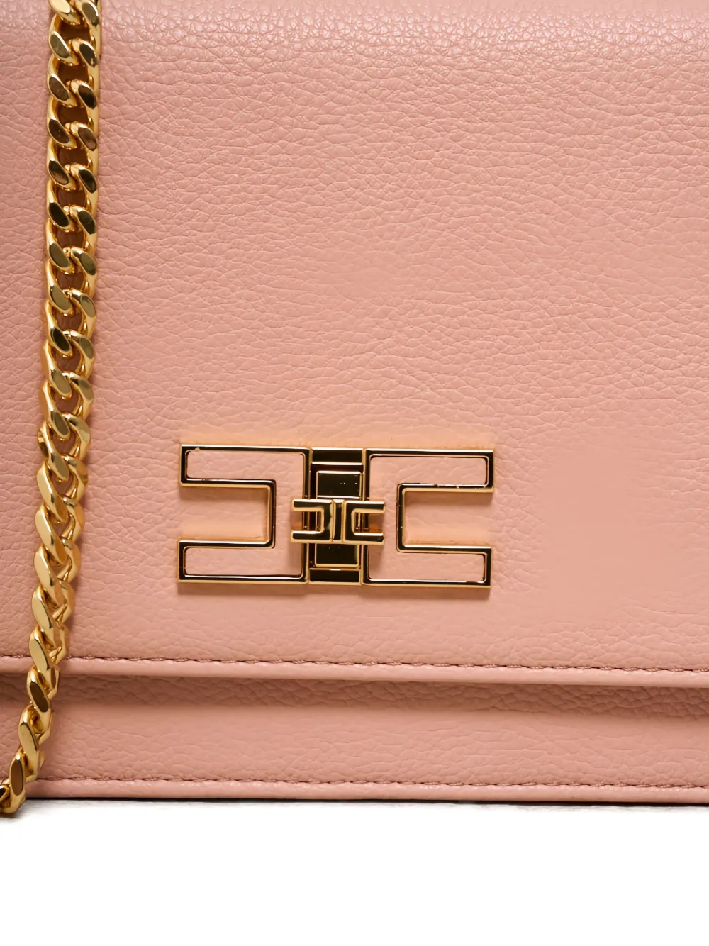 Elisabetta Franchi logo-fastening cross-body bag Roze
