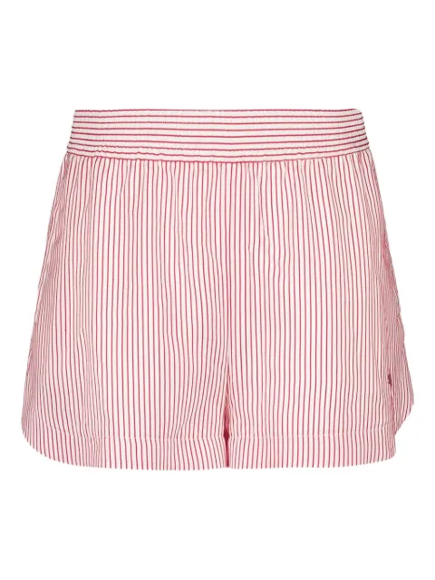 Stella McCartney shorts de seda a rayas