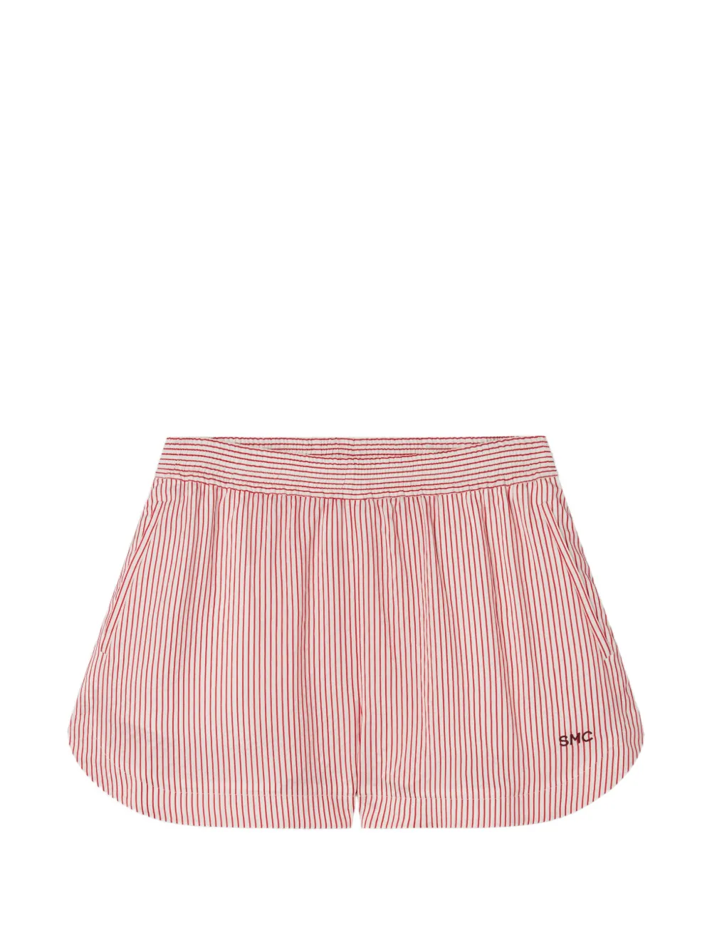 Stella McCartney striped silk shorts - Pink