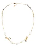 Marni bow-detailing necklace - Gold