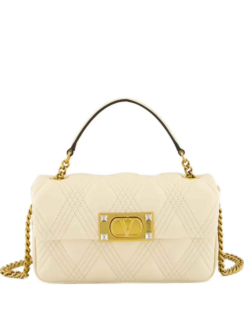 Quiltie 67 leather shoulder bag
