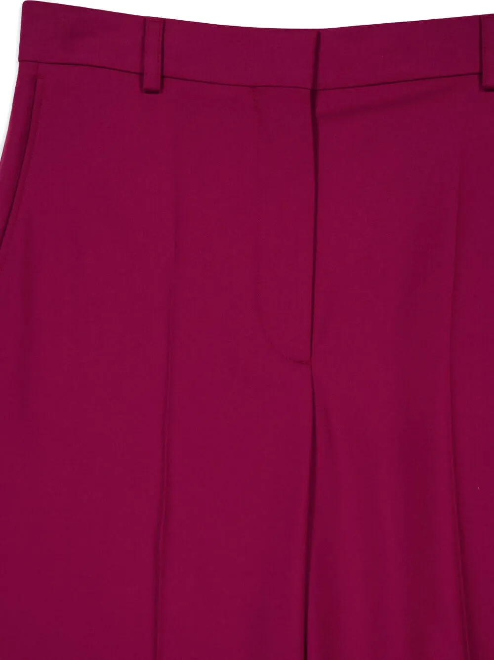 Stella McCartney High-waist wollen pantalon Paars
