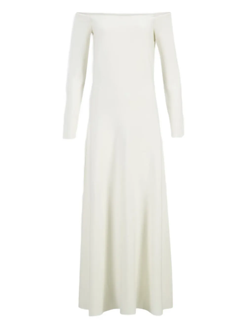 Gabriela Hearst Aine off-shoulder long dress - ホワイト Gabriela Hearst Aine off-shoulder long dress - ホワイト