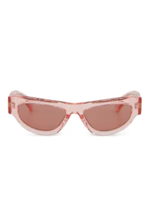 Gucci Eyewear キャットアイ サングラス | ブラウン | FARFETCH JP