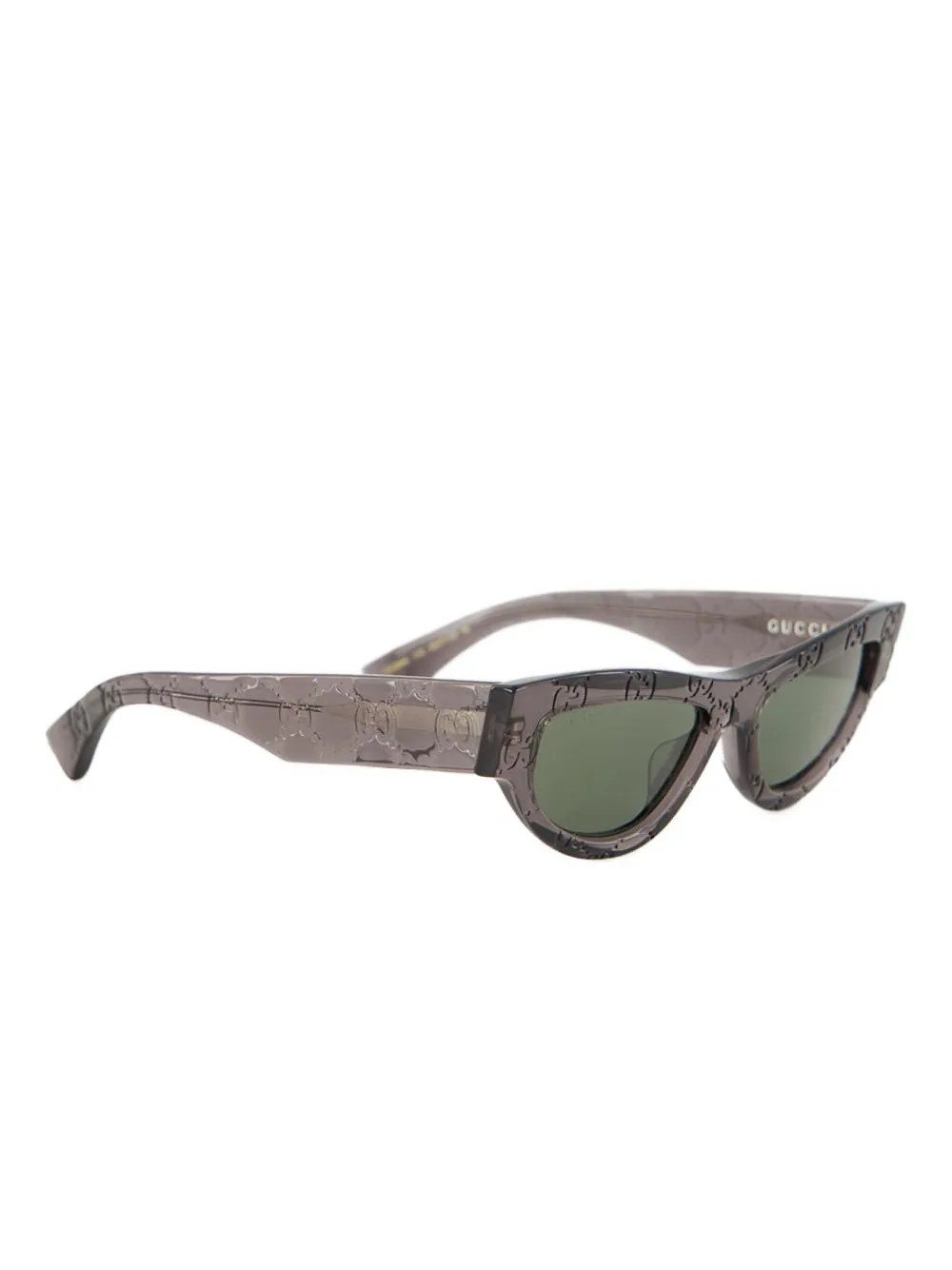 Gucci Eyewear GG monogram cat-eye sunglasses - Grijs