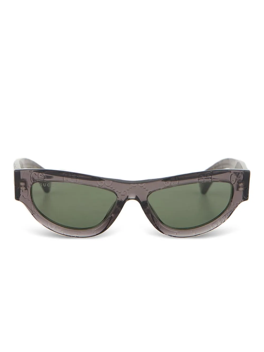 Gucci Eyewear GG monogram cat-eye sunglasses Grijs