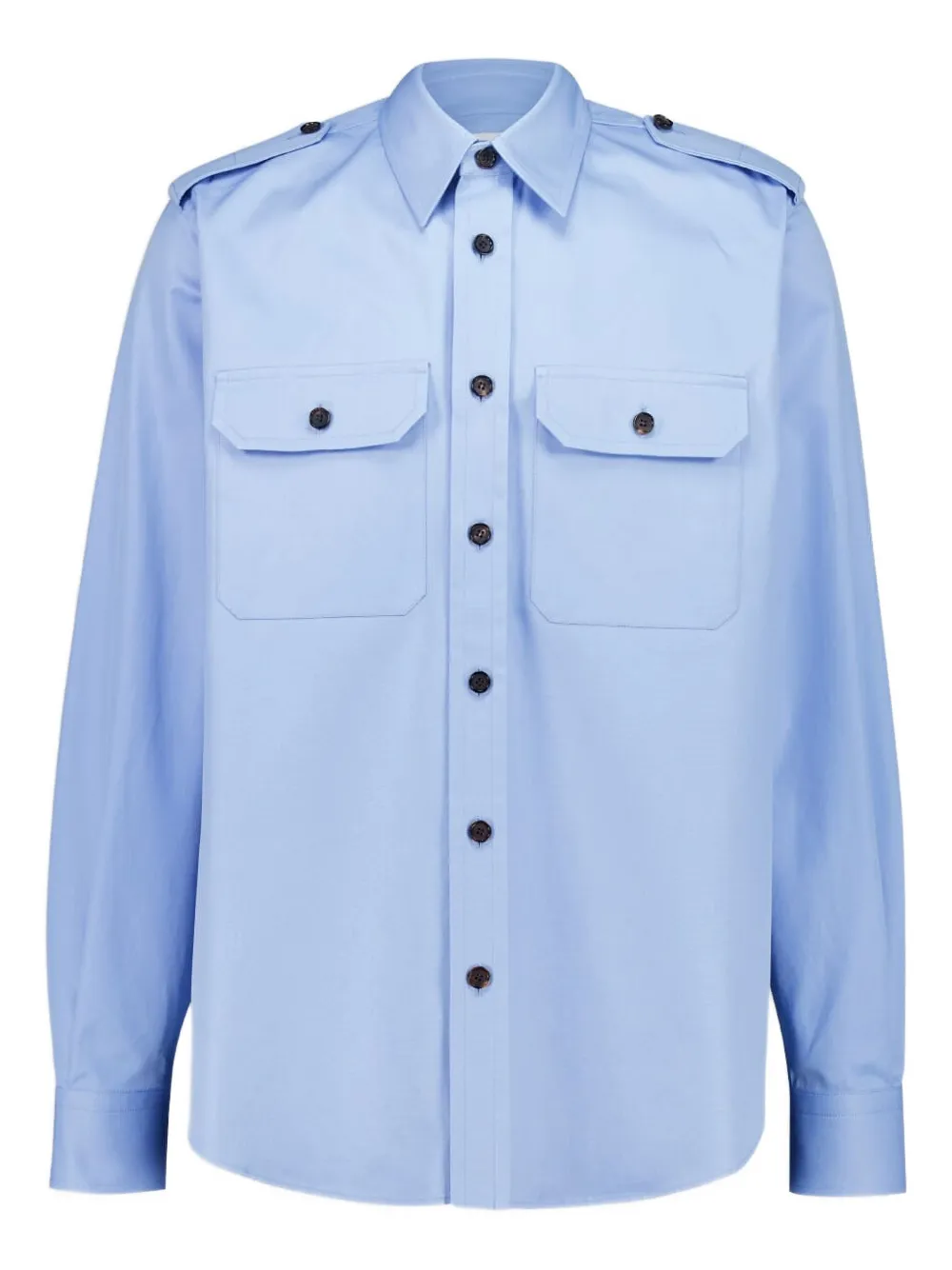 Alexander McQueen button-up shirt Blauw