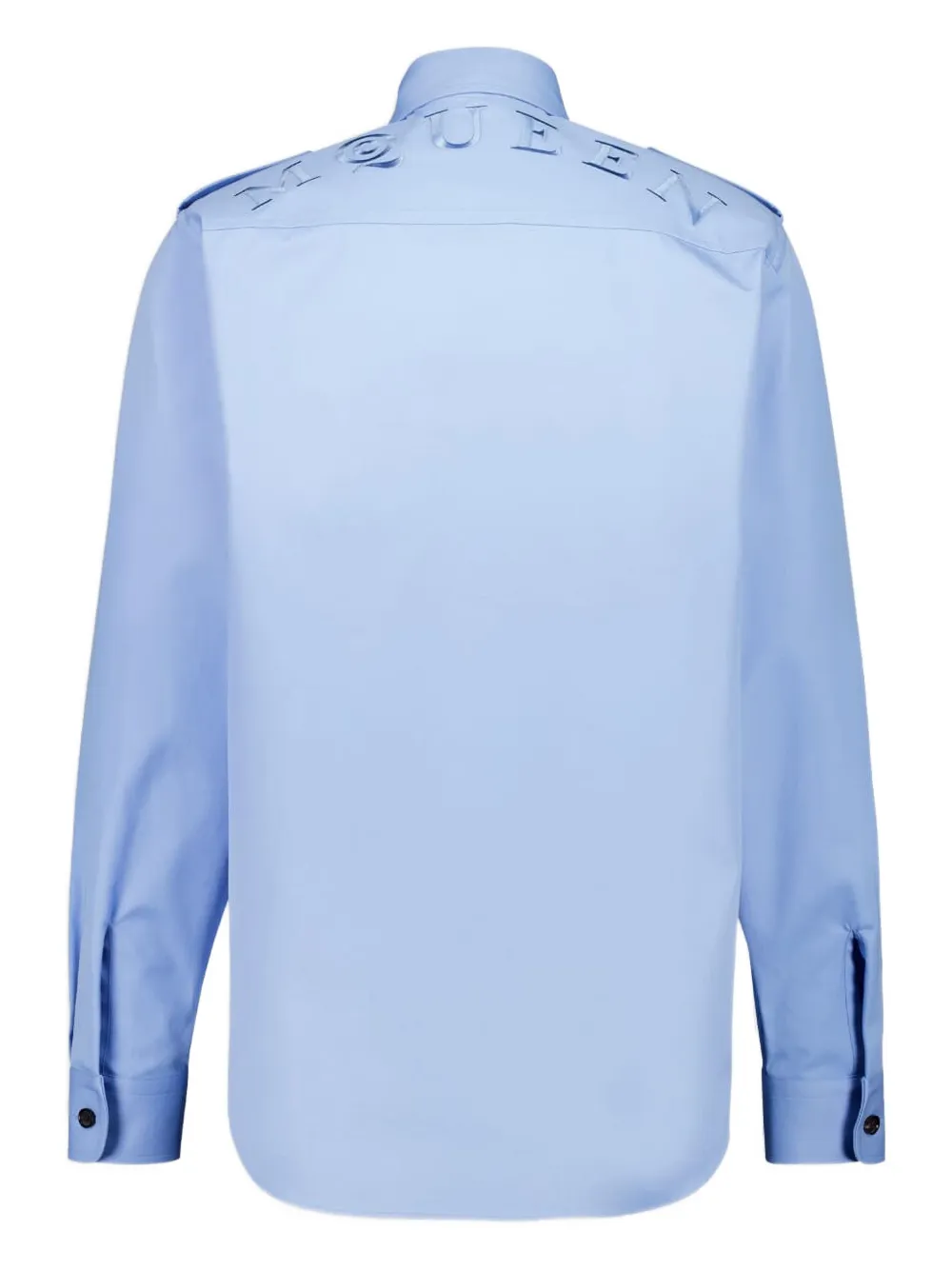 Alexander McQueen button-up shirt Blauw