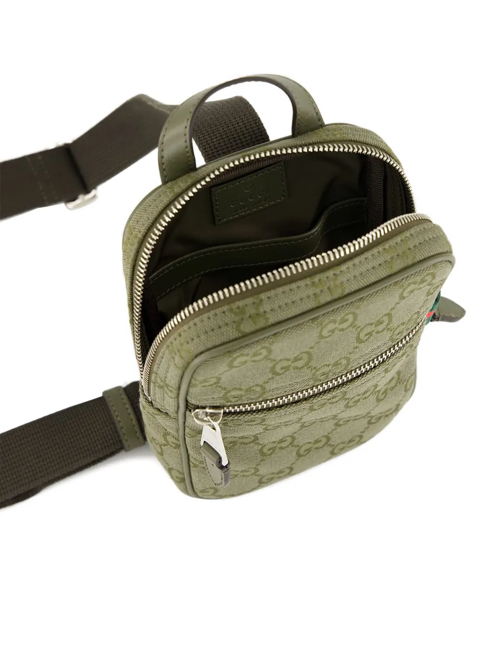 Gucci Cancas schoudertas met GG-monogram Groen
