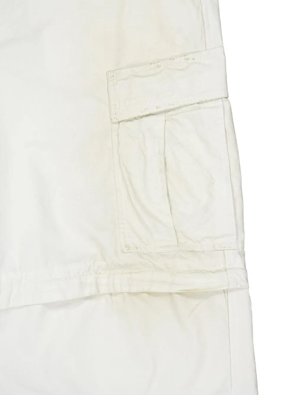 Balenciaga Cargo broek met wijde pijpen Wit
