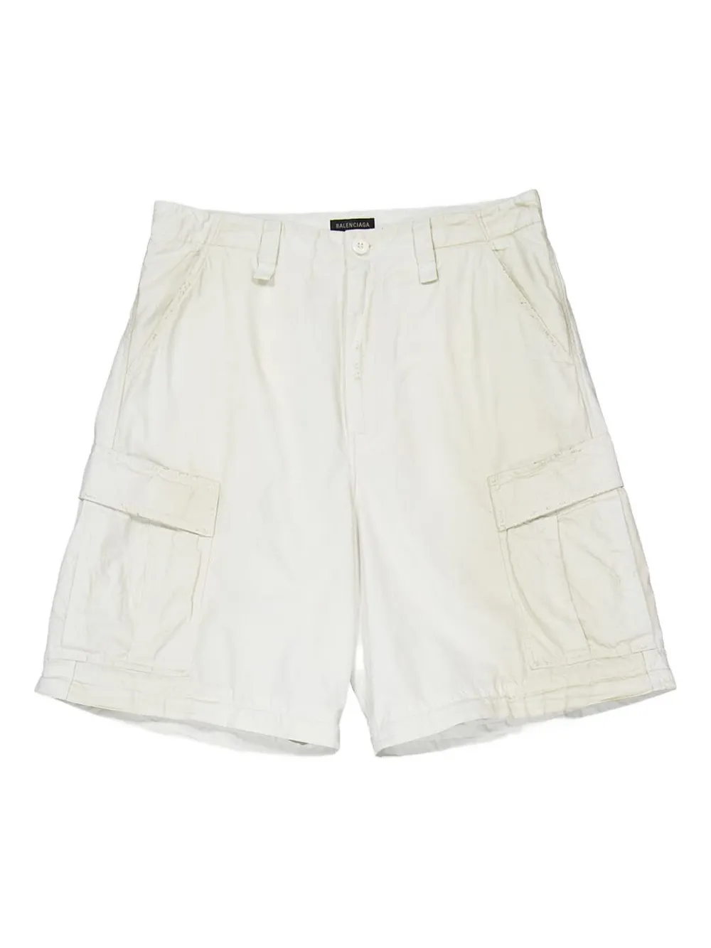 Balenciaga Cargo broek met wijde pijpen Wit