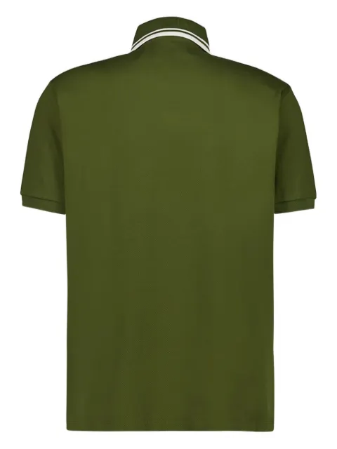 Gucci tipped-collar piqué-cotton polo shirt