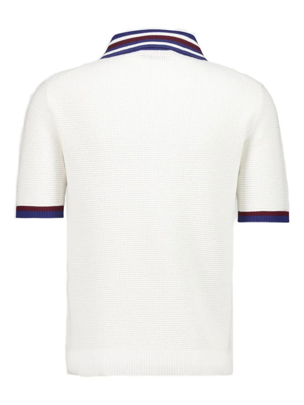 Gucci Poloshirt met wafelpatroon Wit