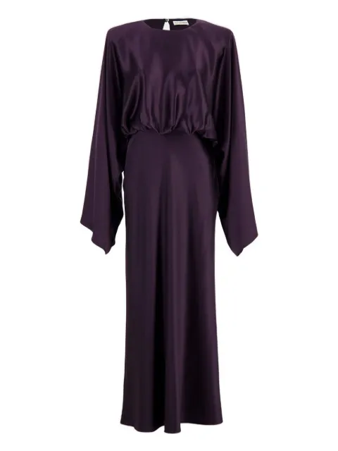 Altuzarra Evinka long-sleeve gathered silk dress