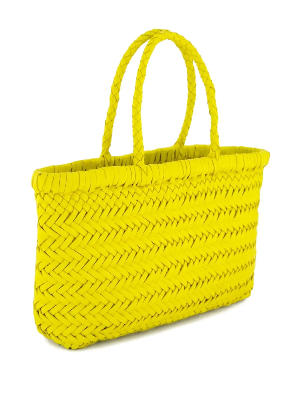 DRAGON DIFFUSION Leren shopper - Geel