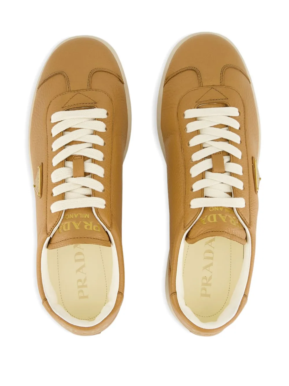 Prada Leren sneakers Bruin