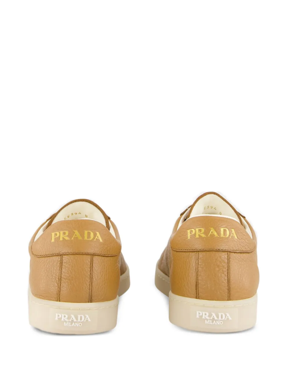 Prada Leren sneakers Bruin