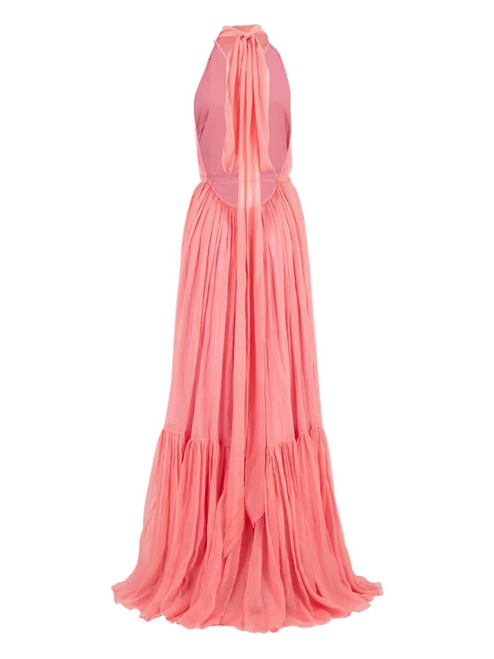 Gucci Gelaagde maxi-jurk - Roze