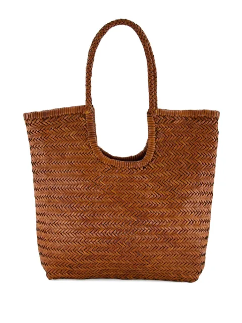 DRAGON DIFFUSION NS Diagonal Triple Jump leather shoulder bag