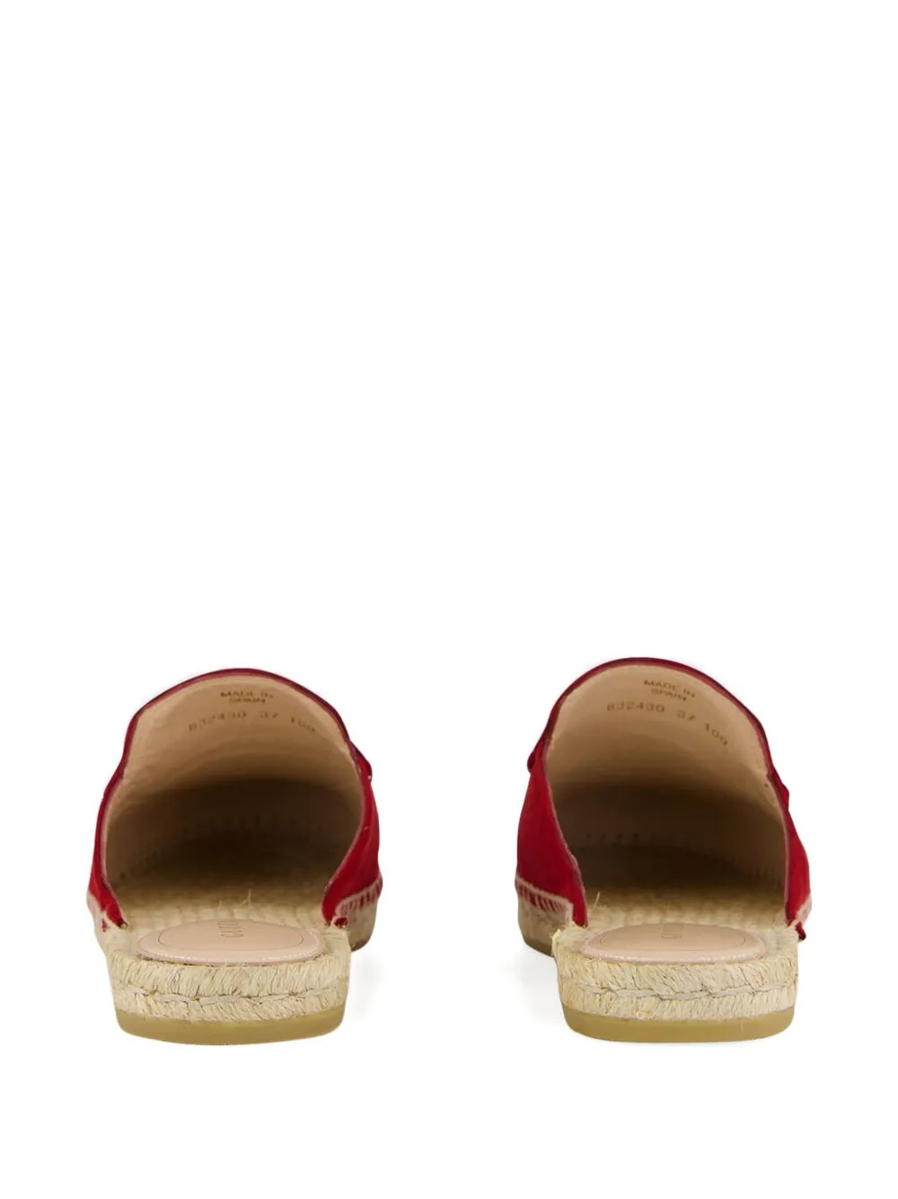 Gucci Horsebit espadrilles Rood