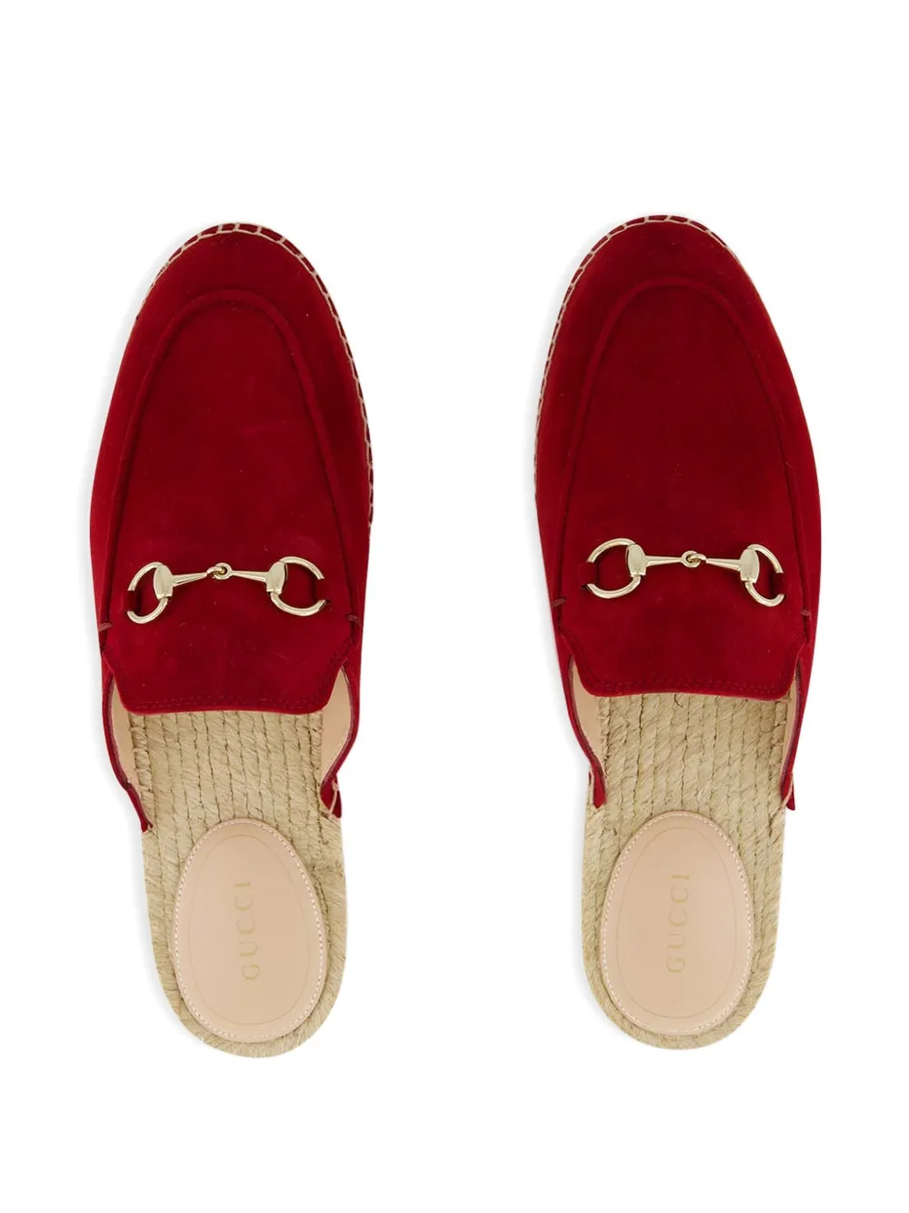 Gucci Horsebit espadrilles Rood