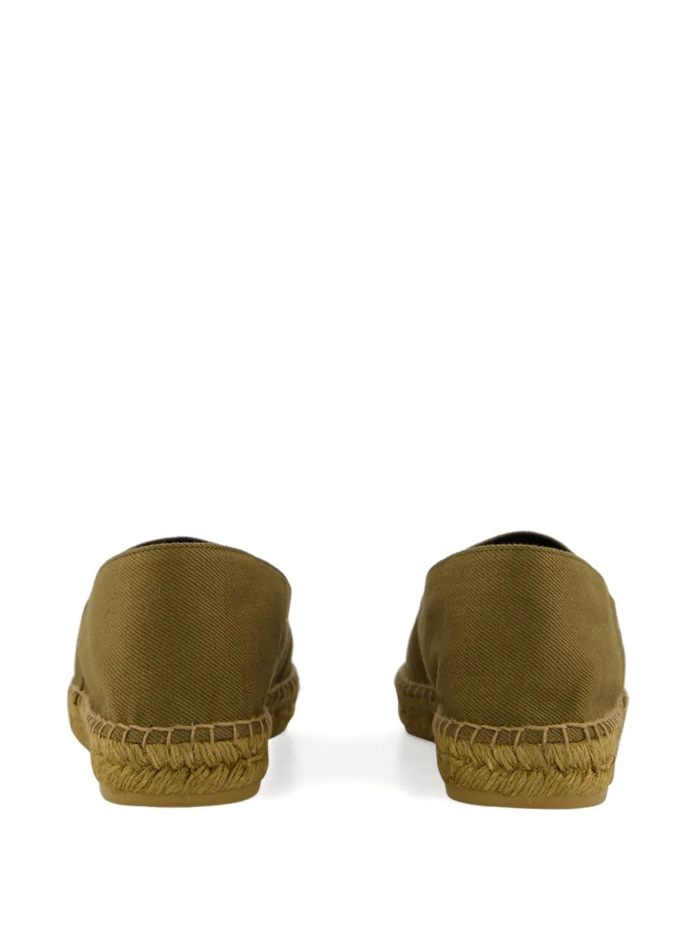 Saint Laurent Espadrilles met rubberen zool Groen