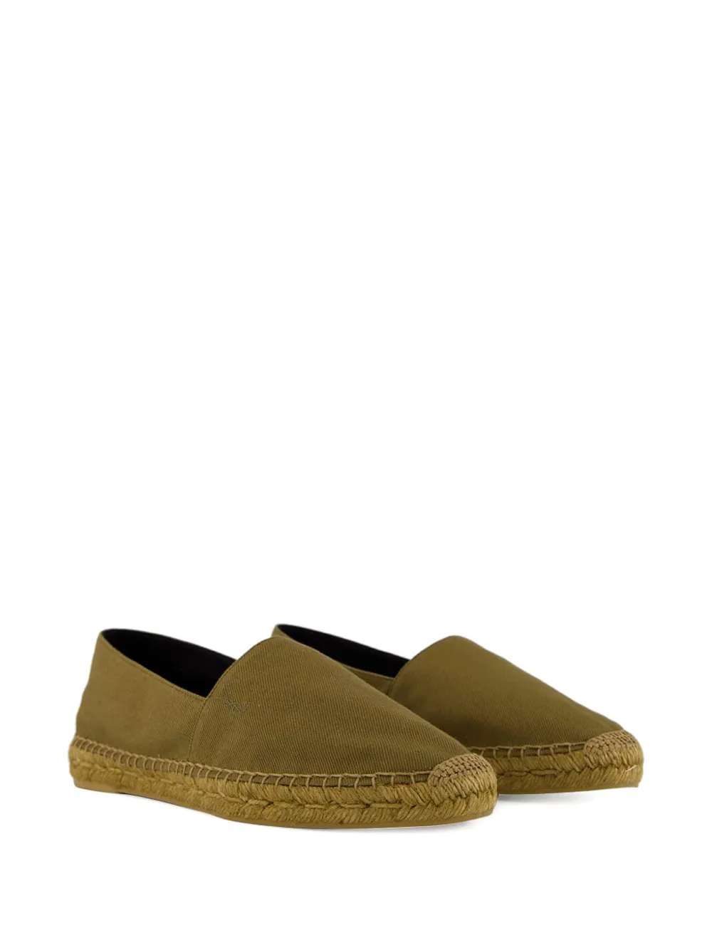 Saint Laurent Espadrilles met rubberen zool - Groen