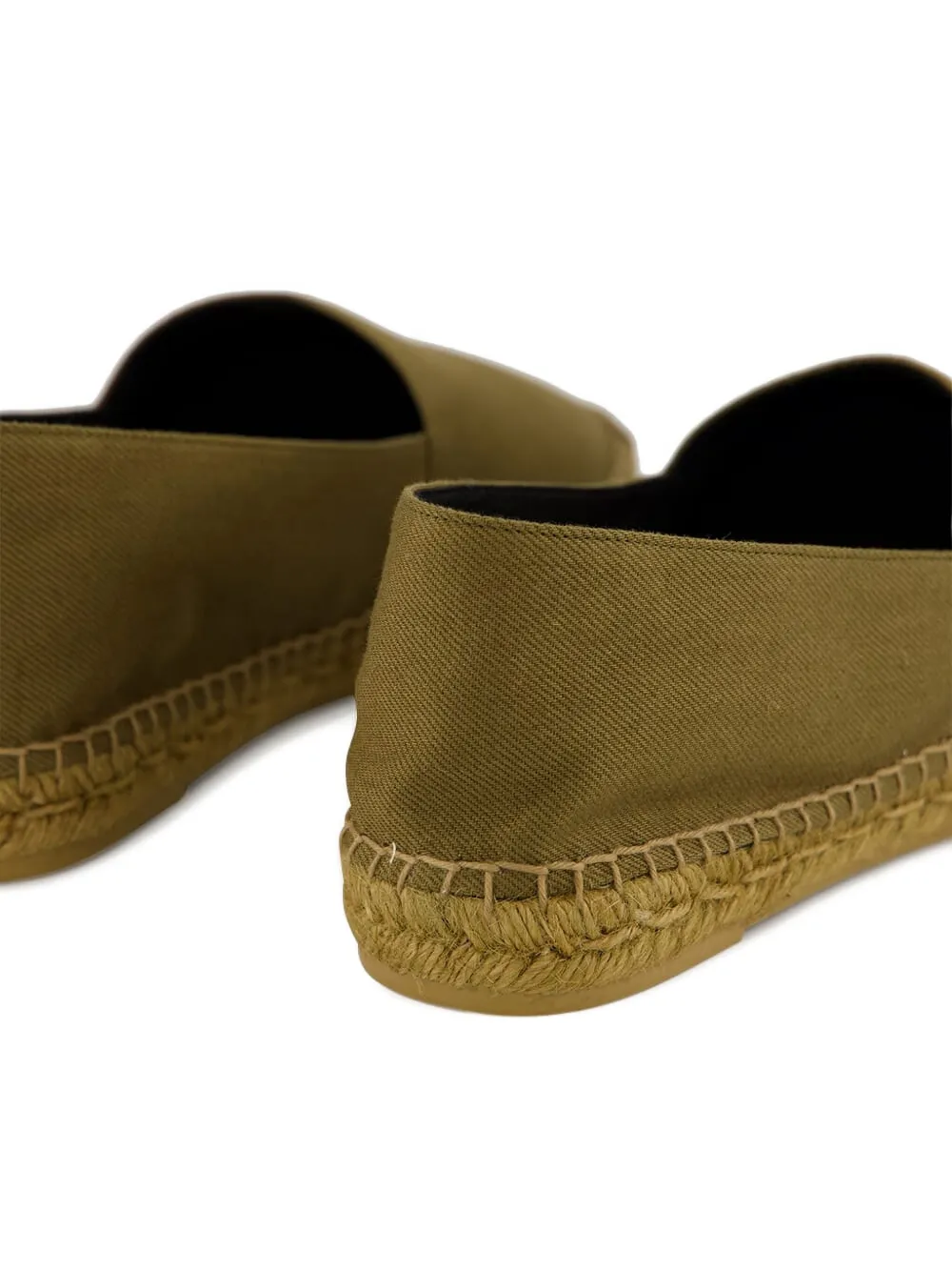 Saint Laurent Espadrilles met rubberen zool Groen