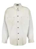 Balenciaga two-pocket button-up shirt - White