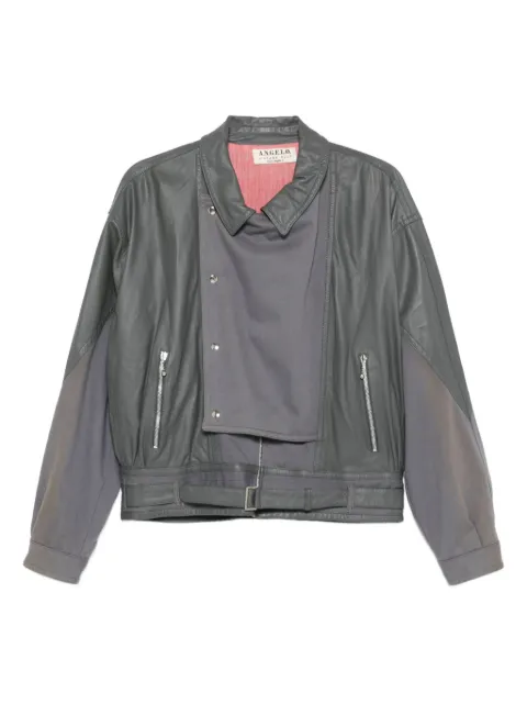 A.N.G.E.L.O. Vintage Cult 1980s leather panelled jacket