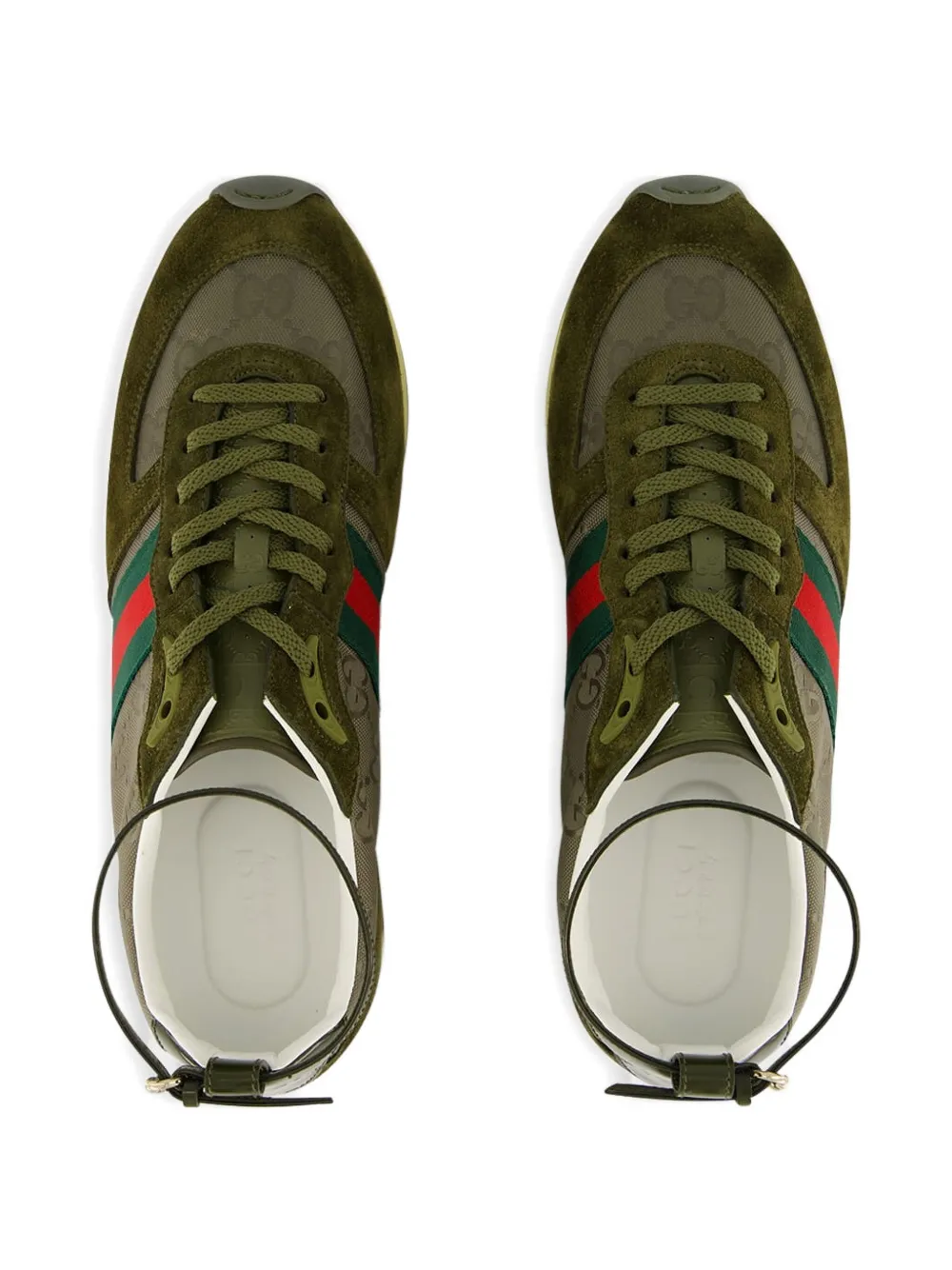 Gucci Re-Motion sneakers met enkelbandje Groen