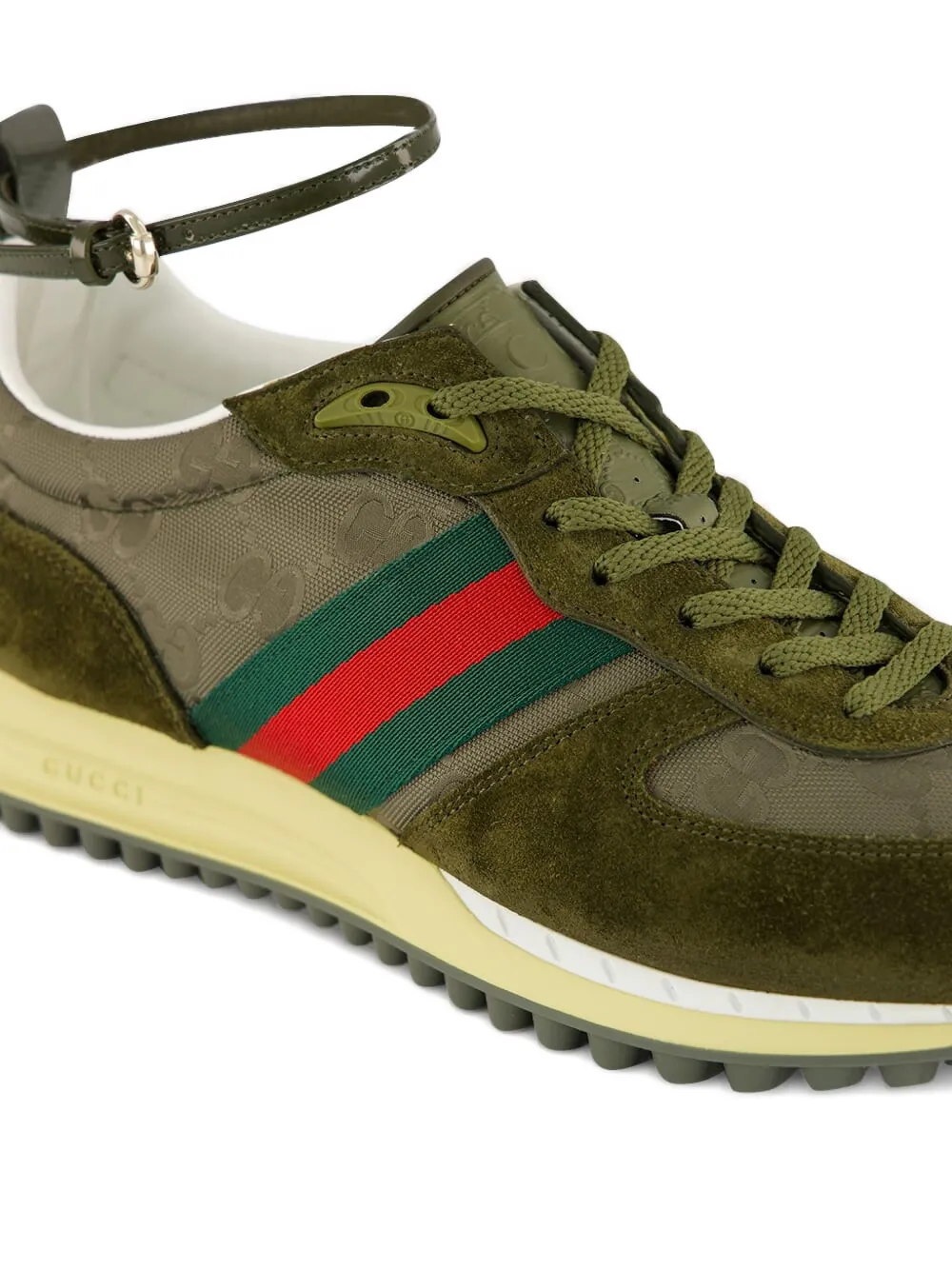 Gucci Re-Motion sneakers met enkelbandje Groen